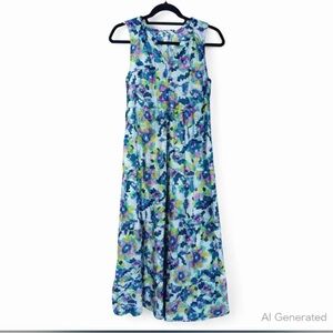 Sonoma Goods For Life Multi tiered Maxi Dress  Sz L